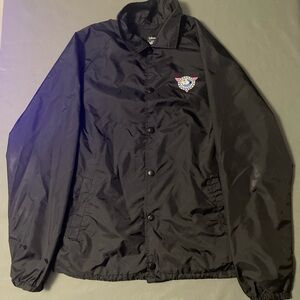 Vans x Disney Torrey 80s Mickey Mouse Jacket Adult Large Black Windbreaker